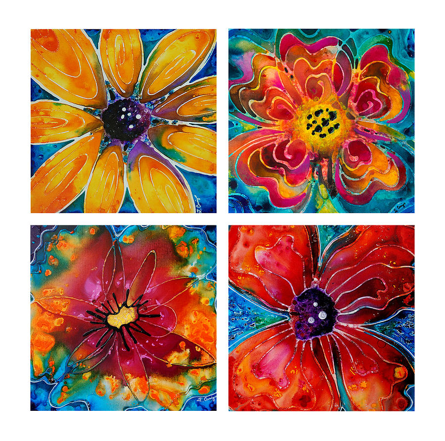 Colorful Flower Painting