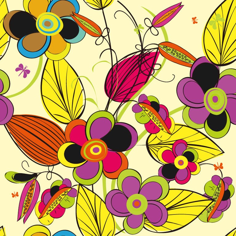 Colorful Flower Vector Illustration