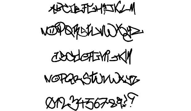 Crazy Graffiti Letters Fonts