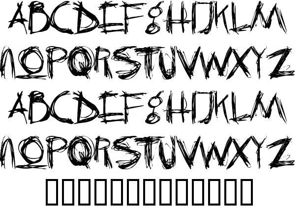 8 Crazy Letter Fonts Images