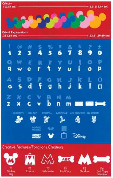 13 Disney Font Cartridge Cricut Images