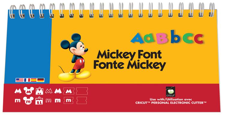 Cricut Disney Cartridge Mickey Font