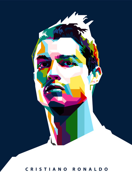 Cristiano Ronaldo Pop Art