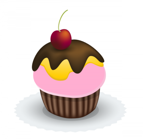 12 Cupcake Vector Png Icon Images