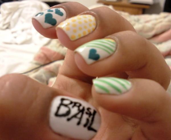 8. "Cute White and Pink Nail Ideas on Tumblr" - wide 6