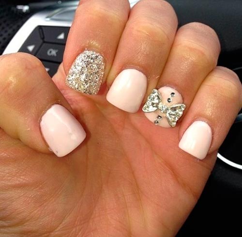 Cute Nail Designs with Bows