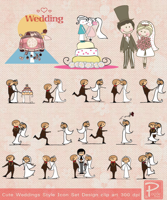 Cute Wedding Clip Art