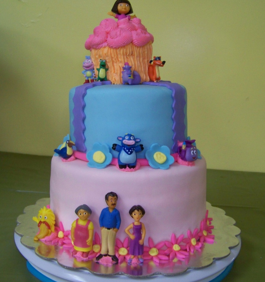 Dora Birthday Cake