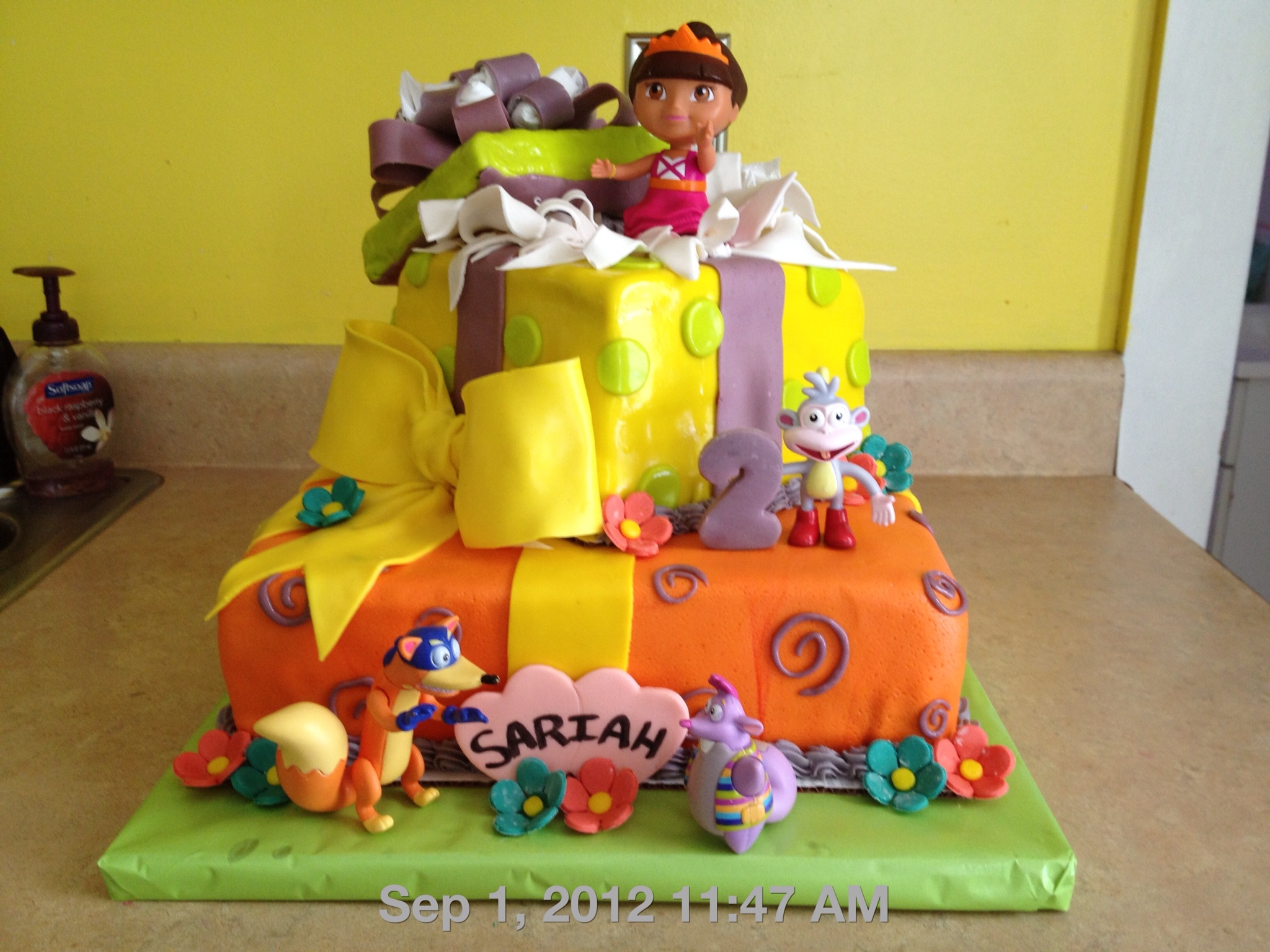 Dora Birthday Cake