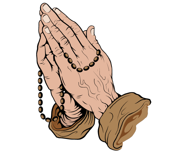 10 Vector Praying Hands Clip Art Images