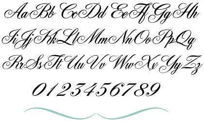 Fancy Tattoo Script Fonts