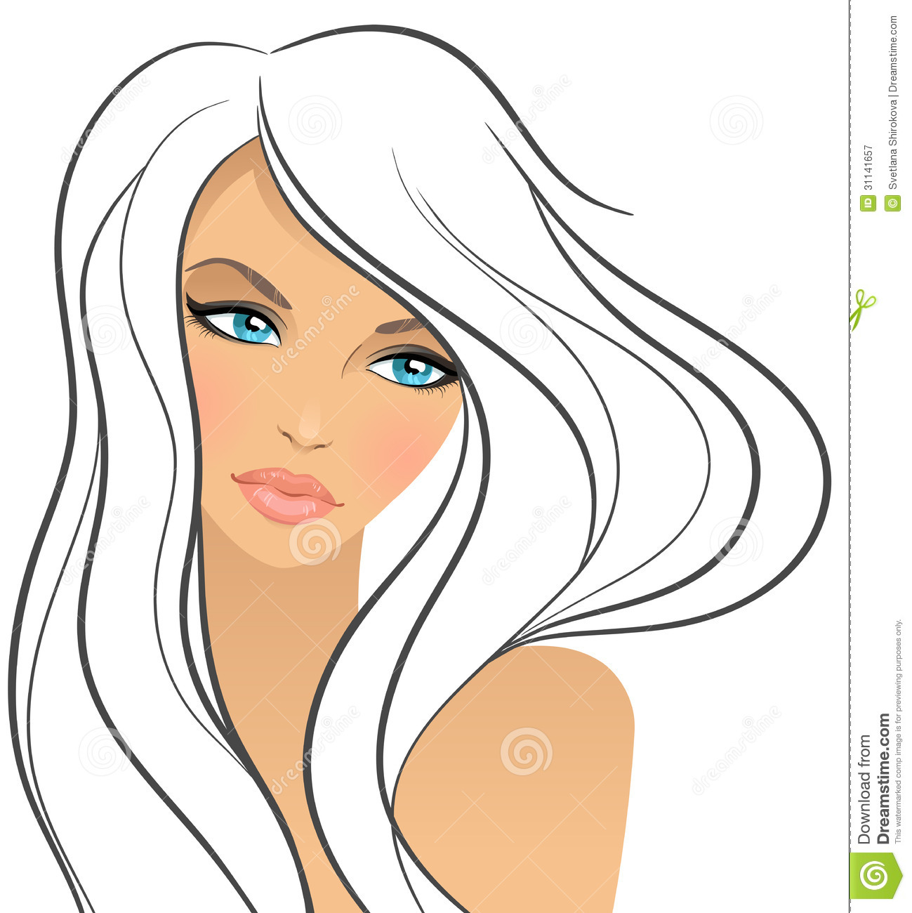 Fashion Girl Vector Illustration