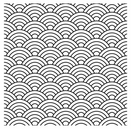 Fish Scale Pattern Vector Fish Scale Pattern Vector