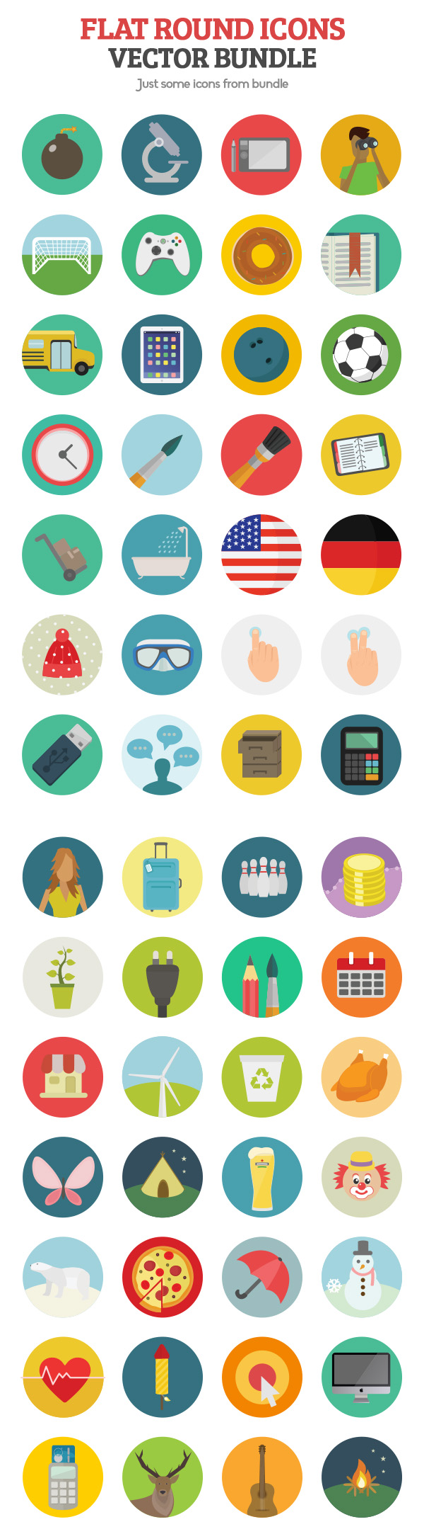 Flat Icons Vector
