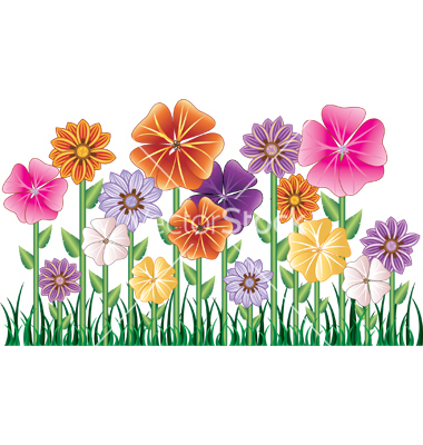 Flower Garden Vector