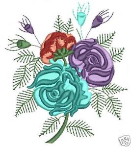 Flower Machine Embroidery Design