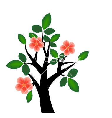 Flowering Tree Vector