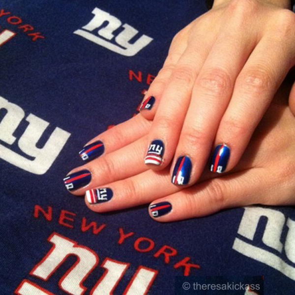 Football Nail Art