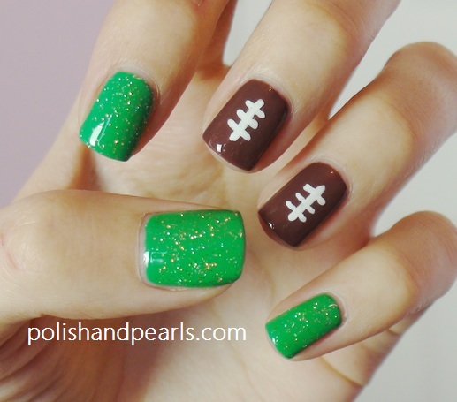 Football Nail Art