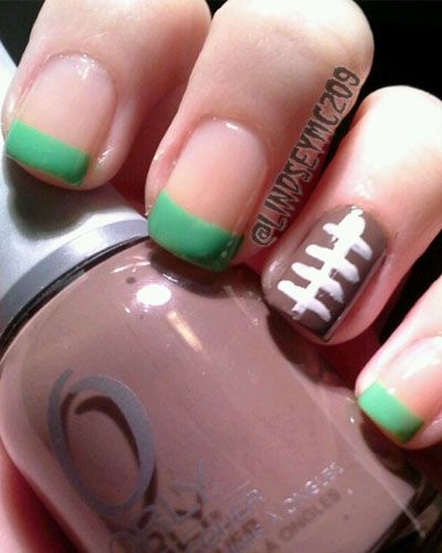 Football Nail Art