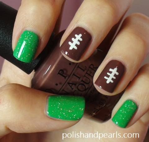 Football Nail Design