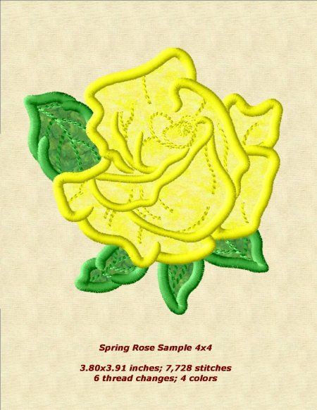 Free 4x4 Machine Embroidery Applique Designs