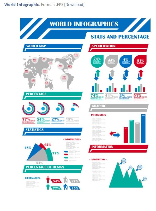 Free Infographic PowerPoint Template