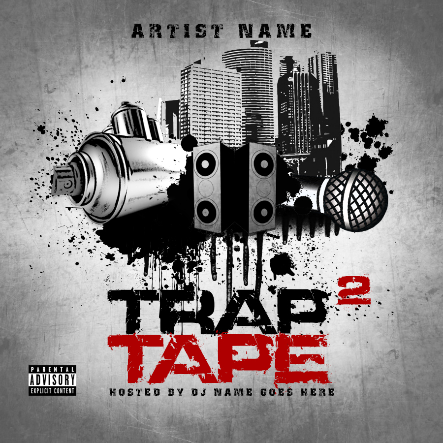 Free Mixtape Cover PSD Templates