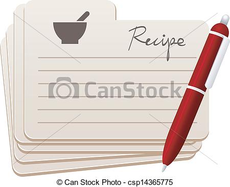 Free Recipe Card Clip Art