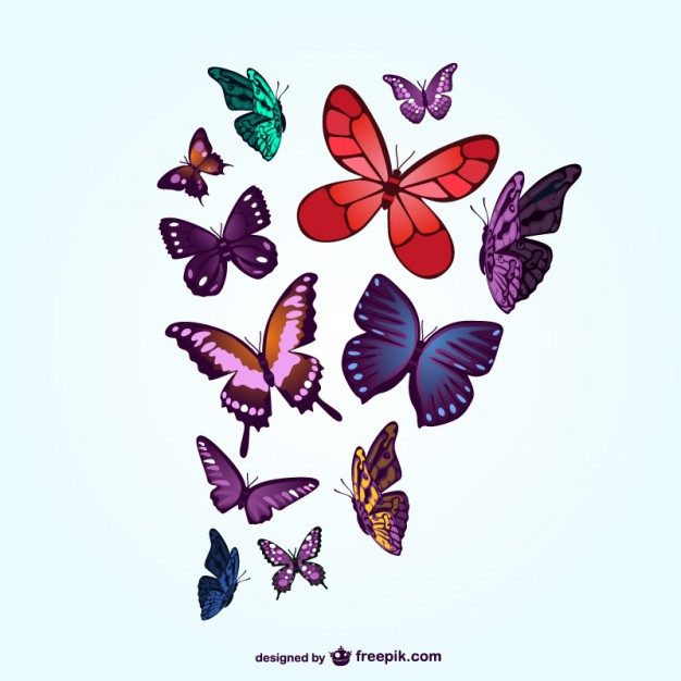 Free Vector Art Butterflies