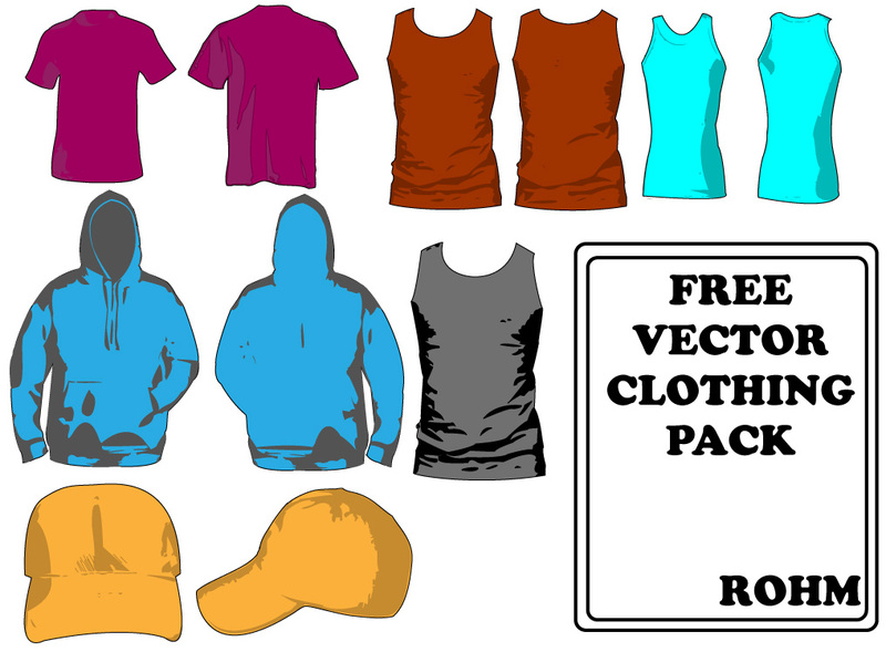 Free Vector Clothing Templates Free Vector Clothing Templates