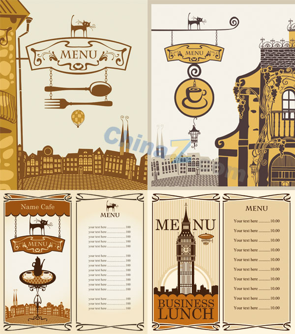 Free Vector Menu Design