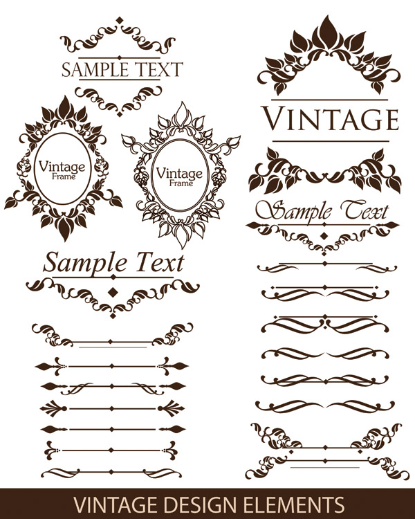 Free Vintage Vector Lace Pattern