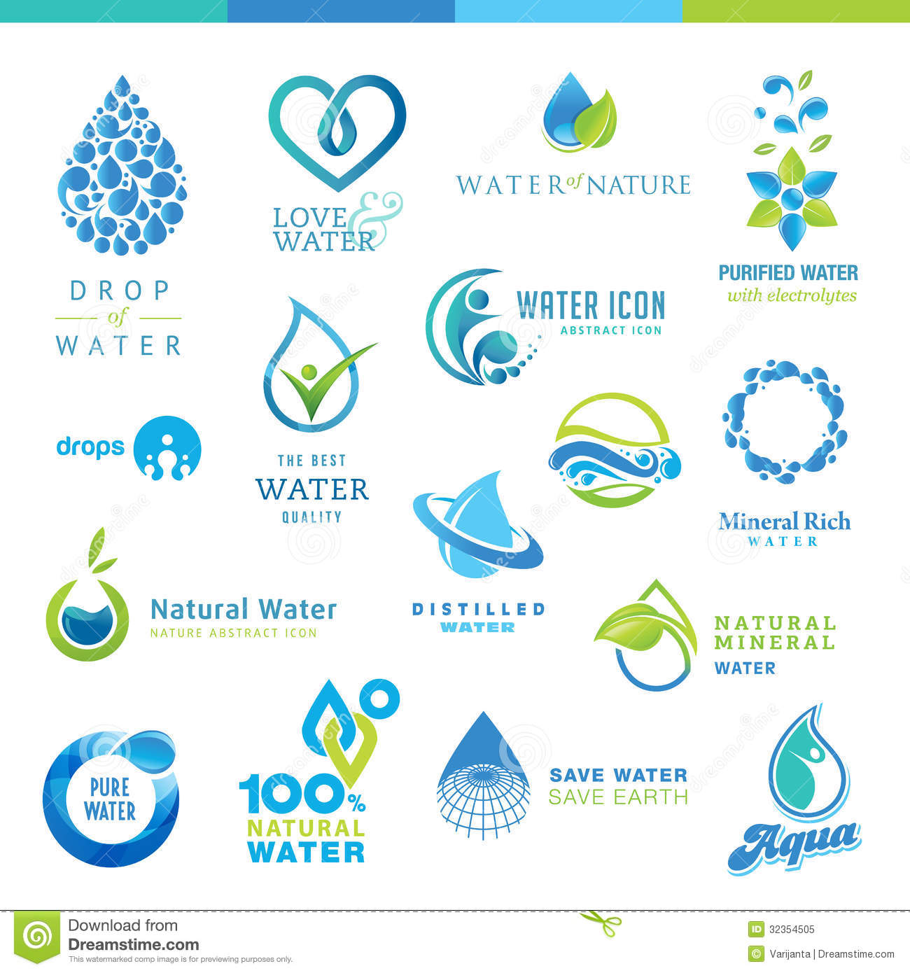 Free Water Companies Logos Images