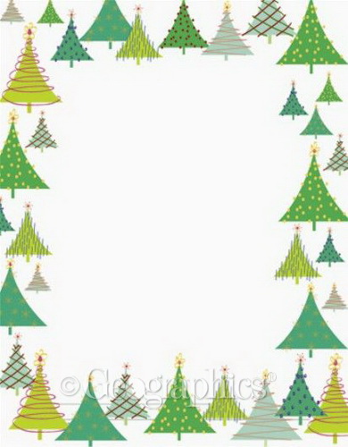 Free Word Christmas Borders