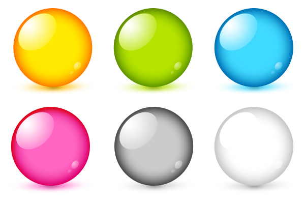 Glossy Buttons PSD