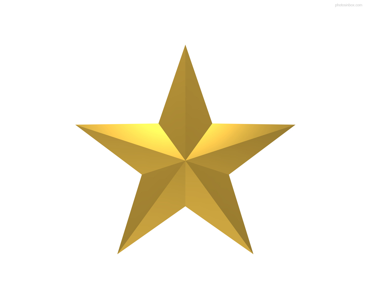 Gold Star Symbol