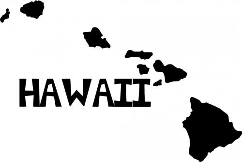 Hawaiian Islands Decal Sticker Vinyl