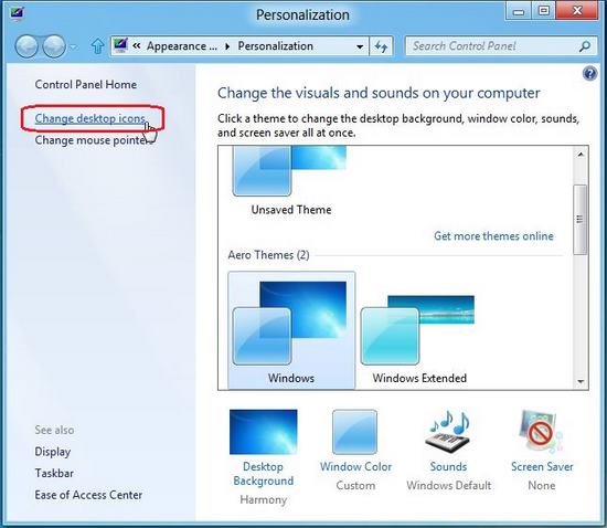 How to Change Desktop Icons Windows 8