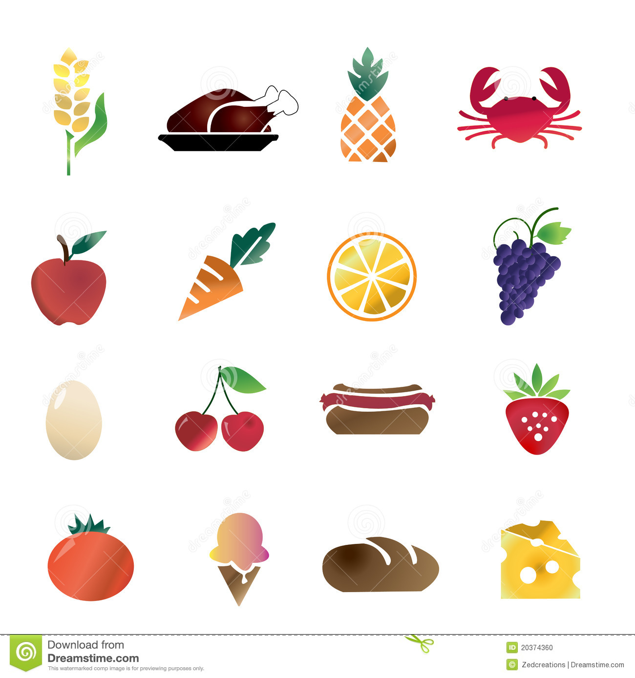 Icon Set Food