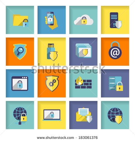 Information Technology Security Clip Art