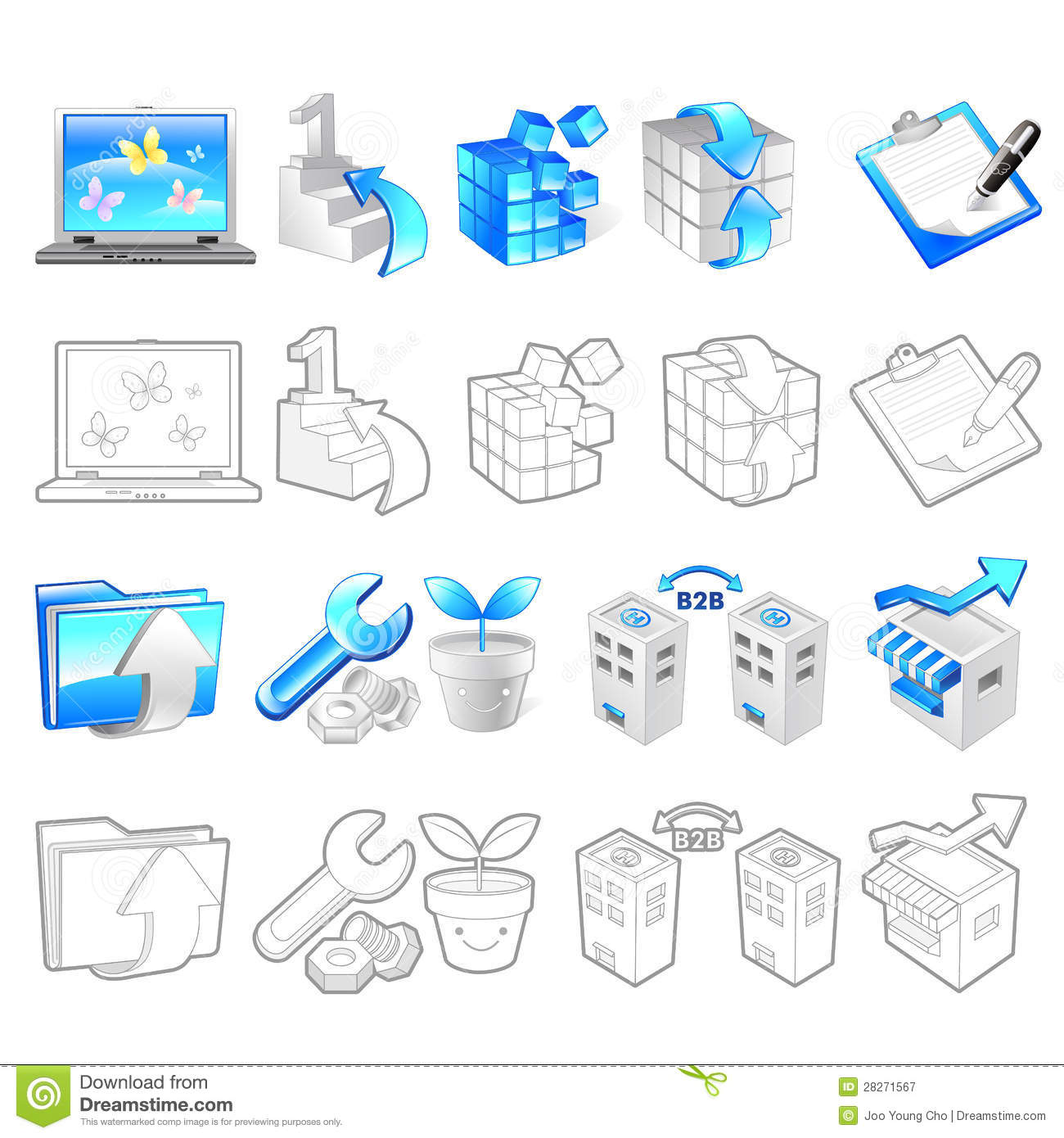 Internet Business Icons