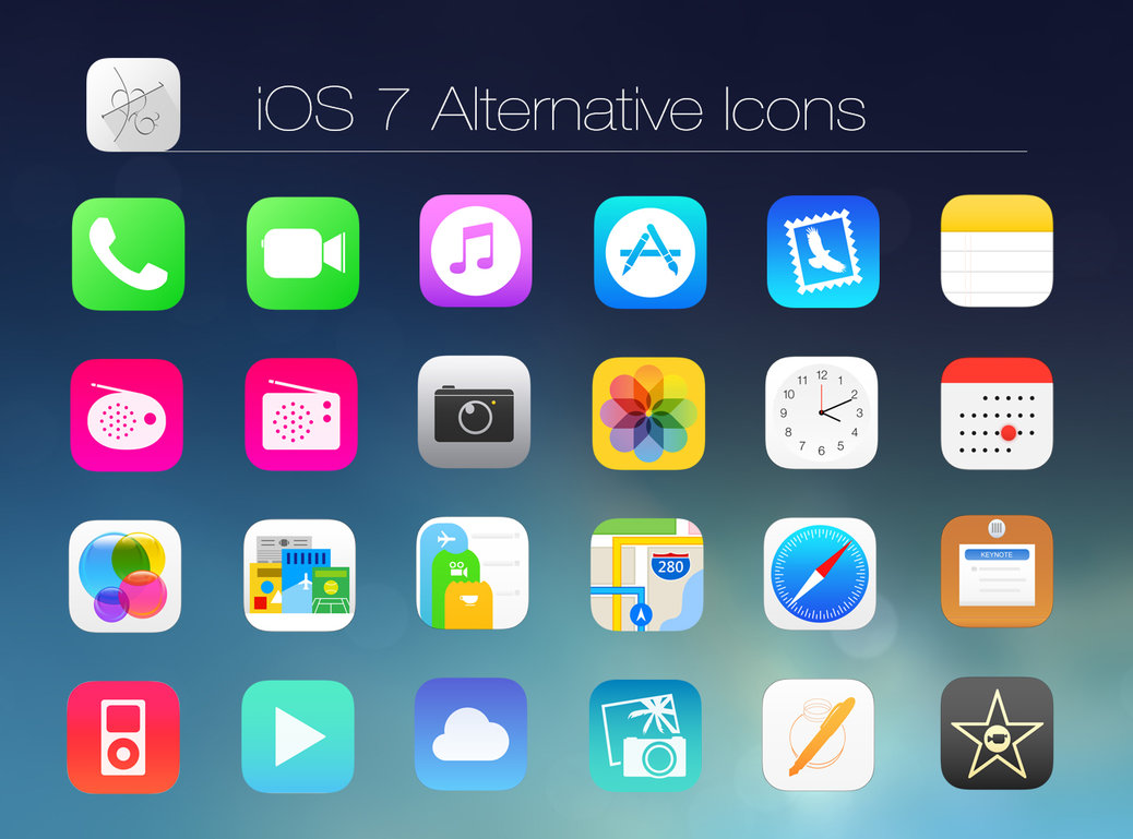 iOS 7 Icons