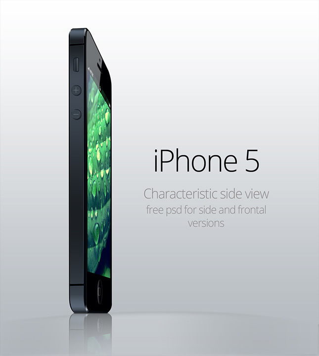 iPhone 5 Mockup PSD