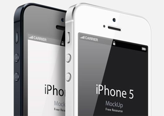 iPhone 5 PSD Template