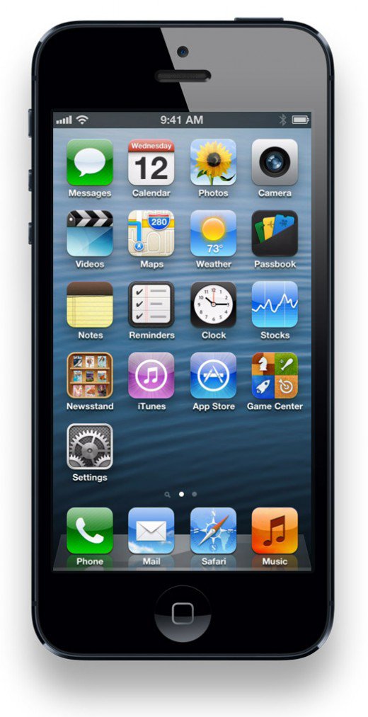 iPhone 5 Screen Icons