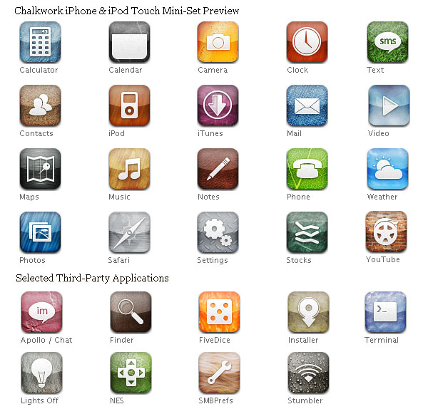 iPod Touch Icons iPod Touch Icons