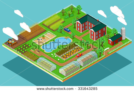 Isometric Farm