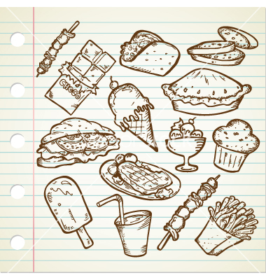 Junk-Food Drawings