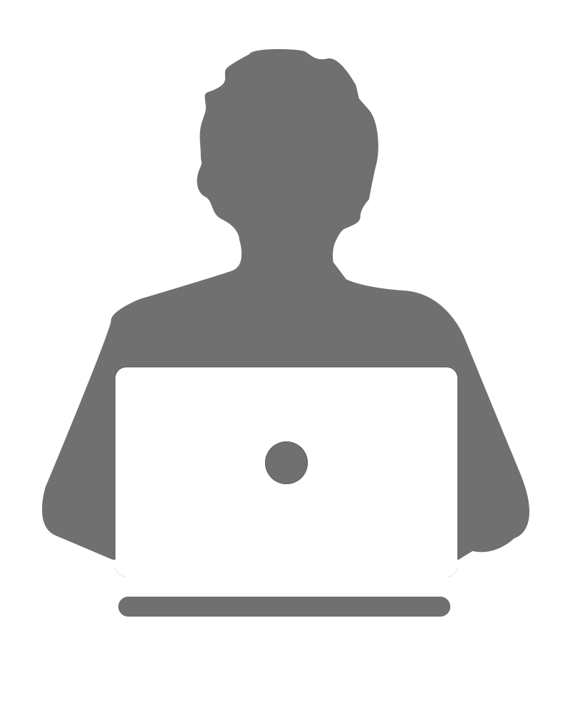 Laptop Computer User Icons